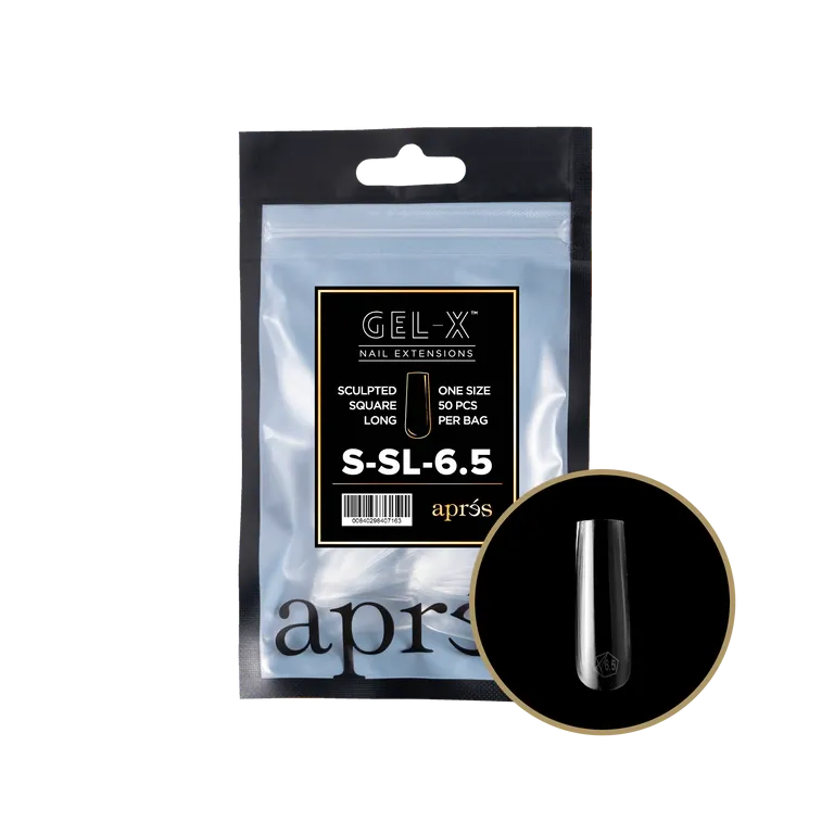 APRES - GEL-X® SCULPTED SQUARE LONG REFILL TIP BAG 2.0