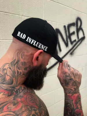 BAD INFLUENCE FLEXFIT COTTON SIDE STYLE HAT