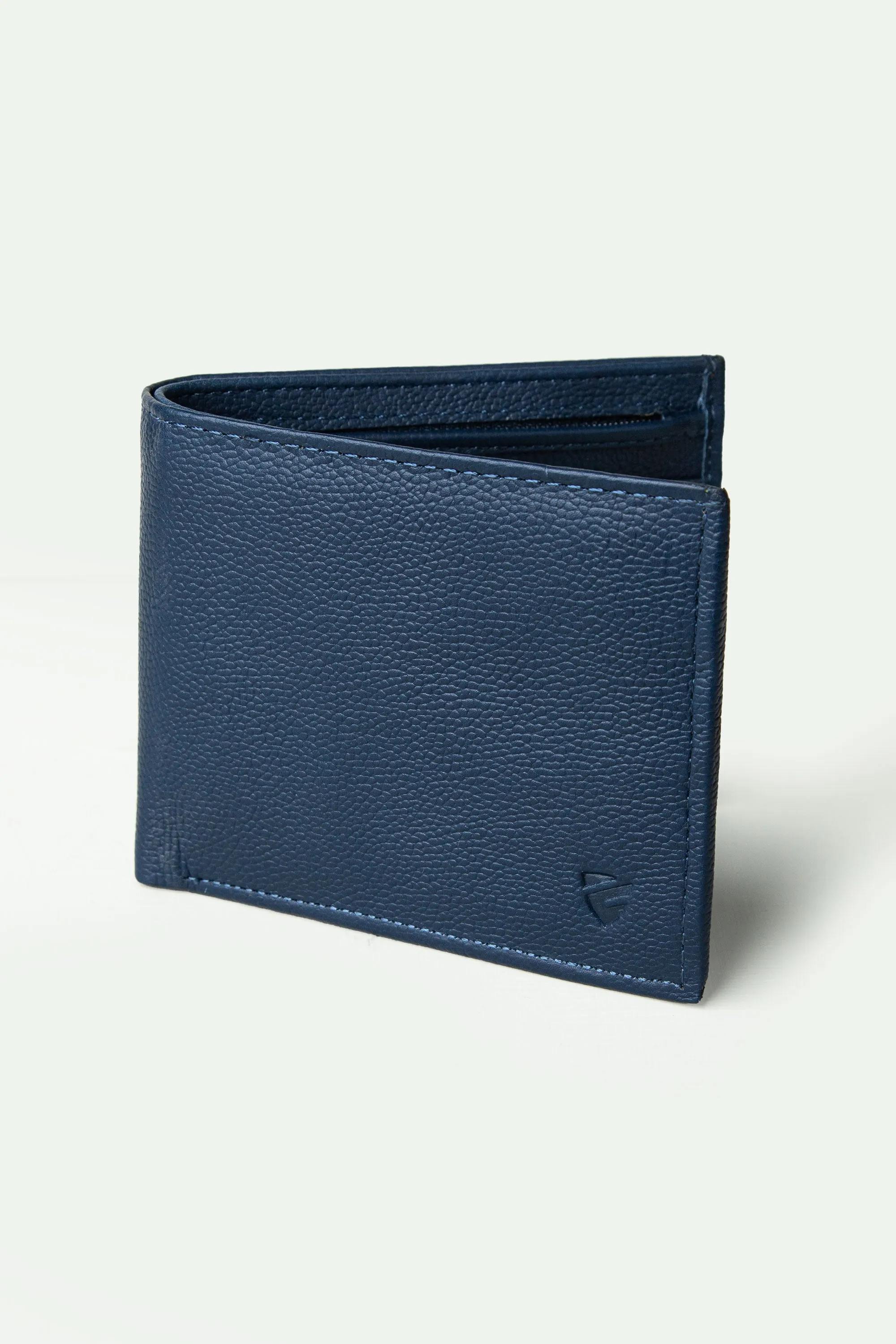 Blue Leather Wallet