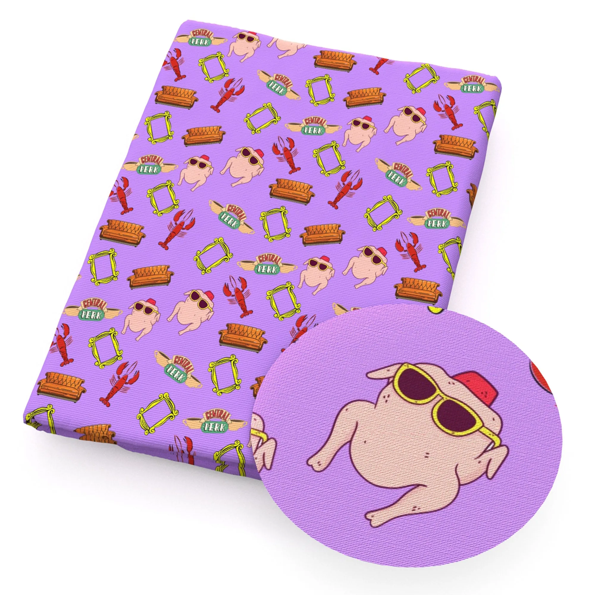 Cartoon Theme Printed Fabric