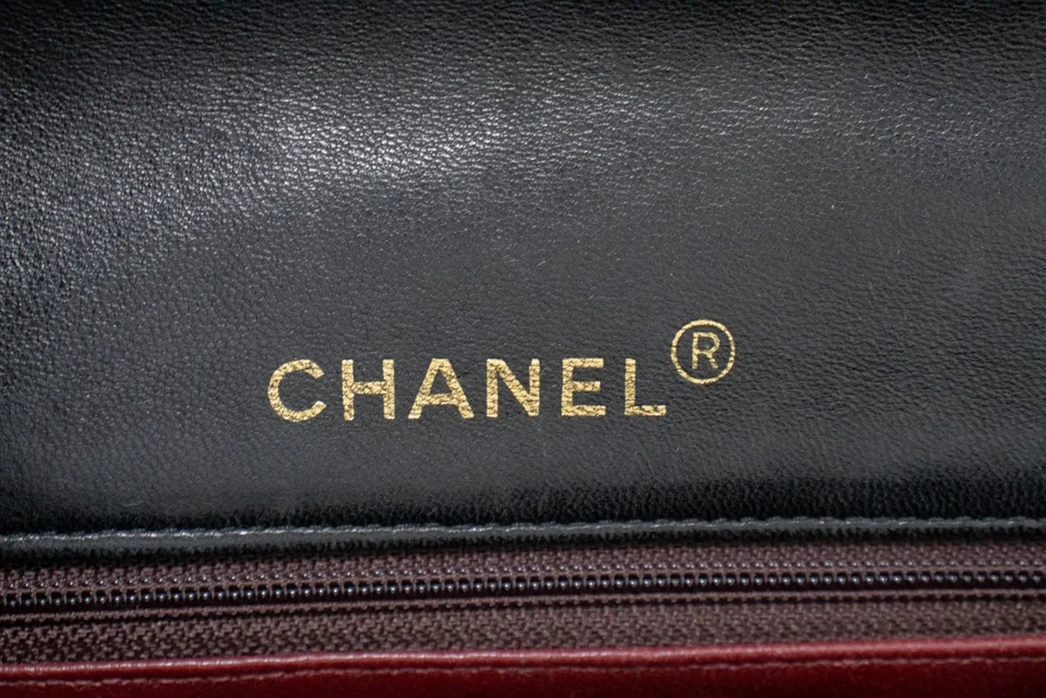 CHANEL Full Flap Chain Shoulder Bag Crossbody Black Quilted Lamb n75