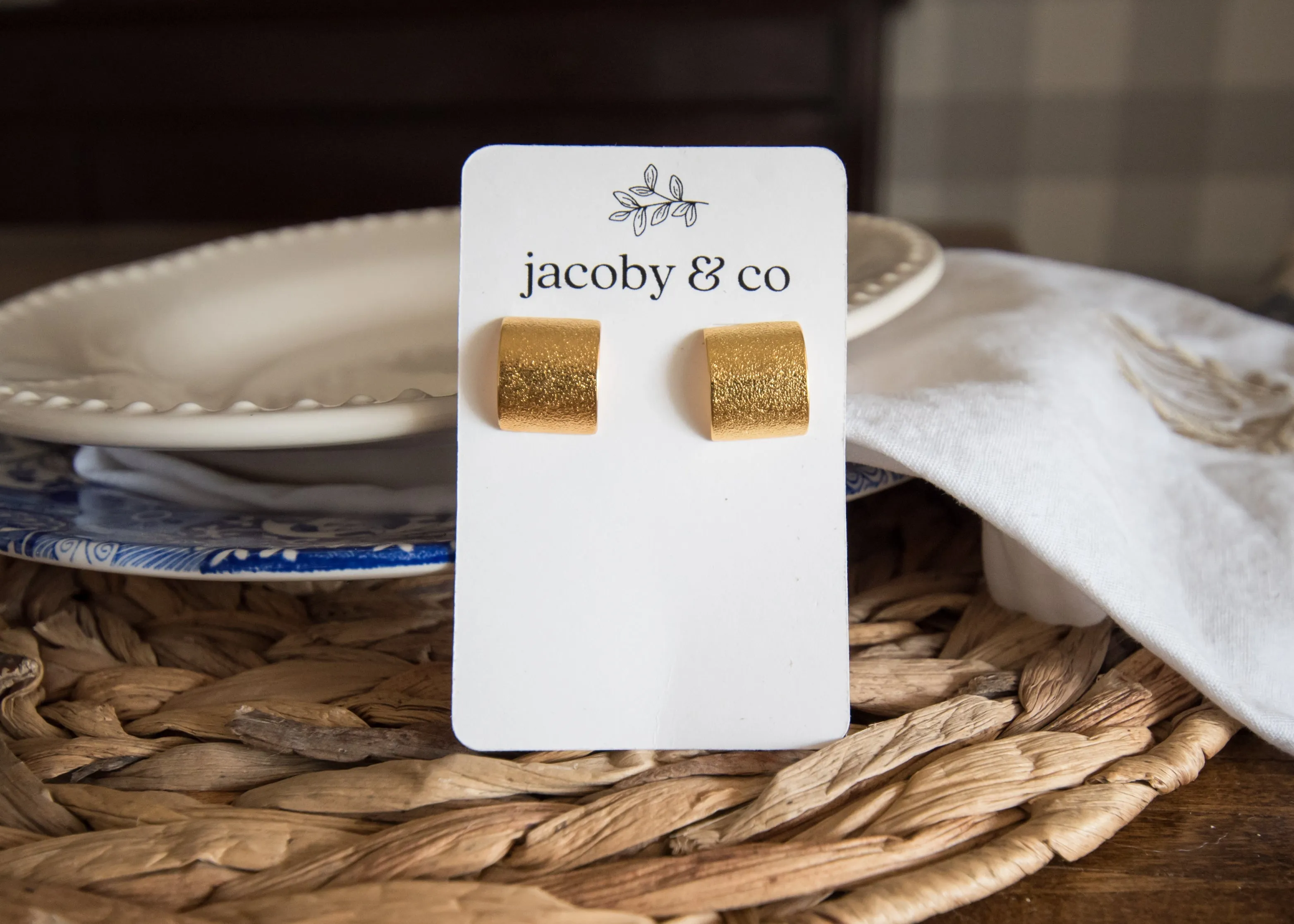 Chunky Gold Studs