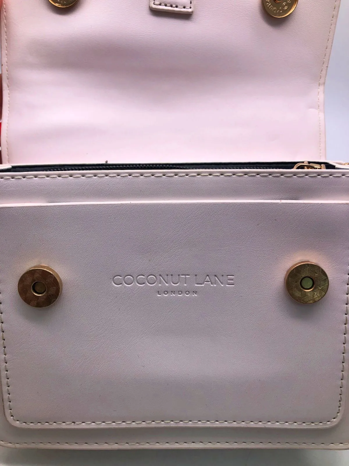 Coconut Lane White Crossbody Bag