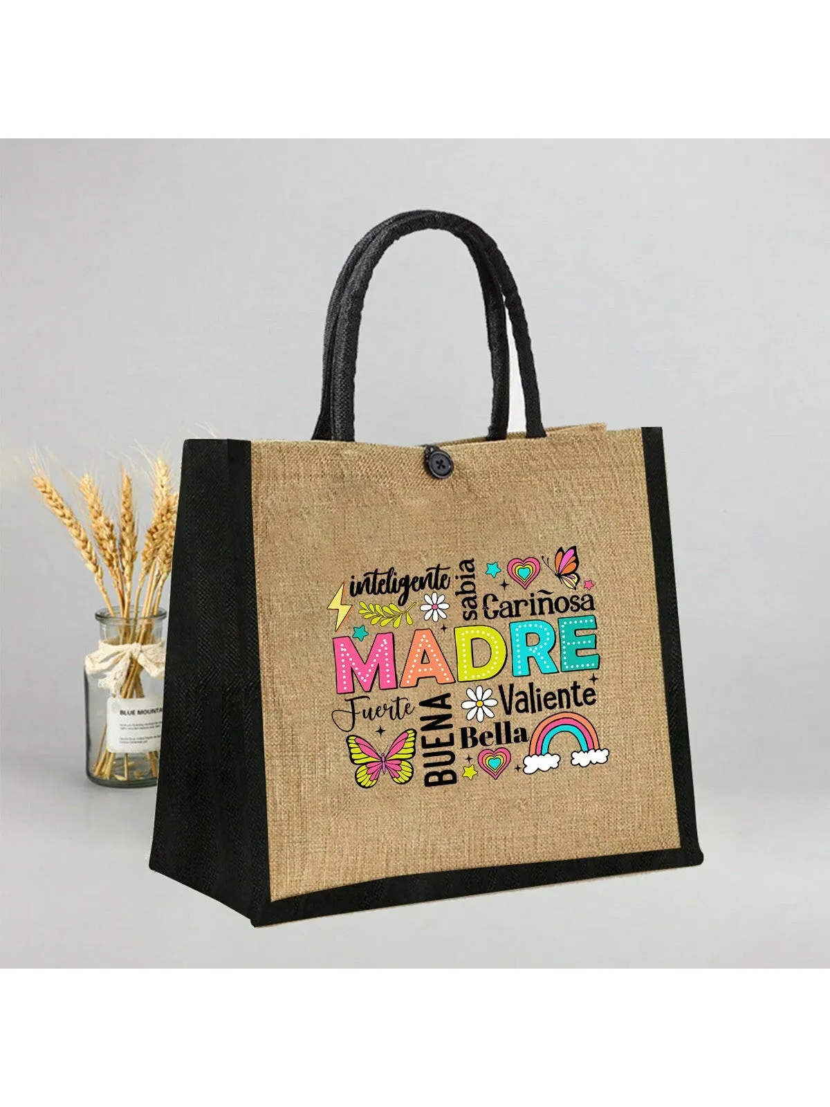 Embrace Love: Mama Letter-Printed Handbag Duo