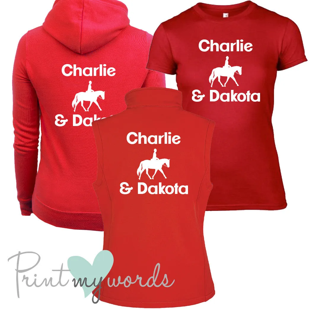 'Erin' Ladies Personalised Matching Equestrian Set - Dressage Design