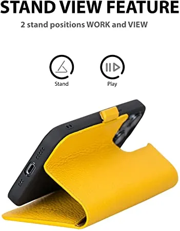 Genuine Leather Undetachable Case for iPhone 13 Pro