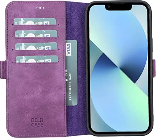 Genuine Leather Undetachable Case for iPhone 13 Pro