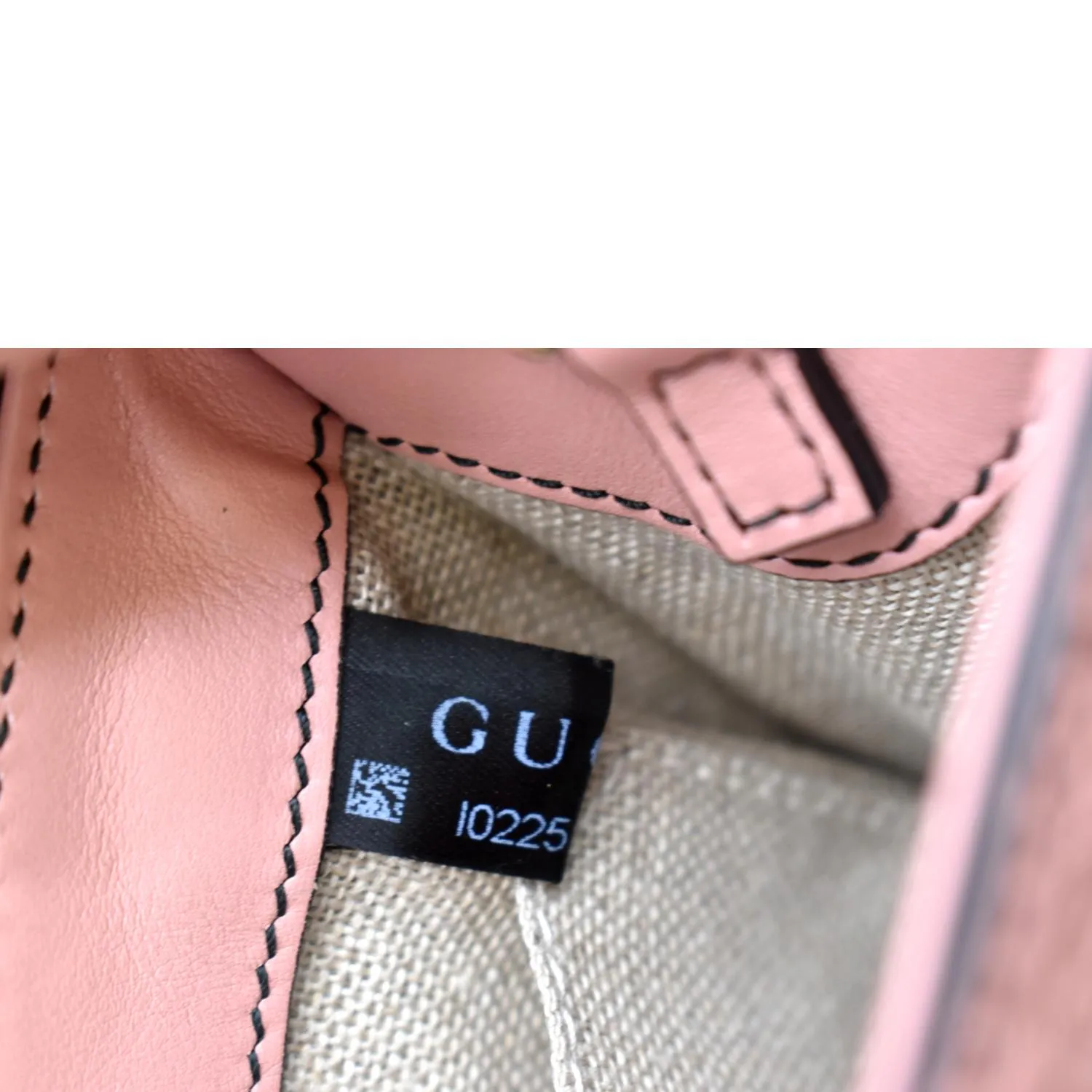 GUCCI Emily Mini Micro GG Guccissima Leather Shoulder Bag Pink 449636