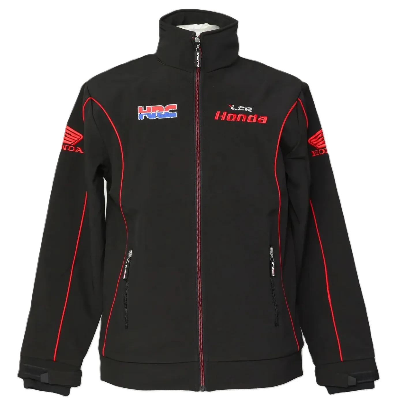 JACKET LCR Honda Team Bike Fully Embroidered MotoGP BSB Superbike New! Black