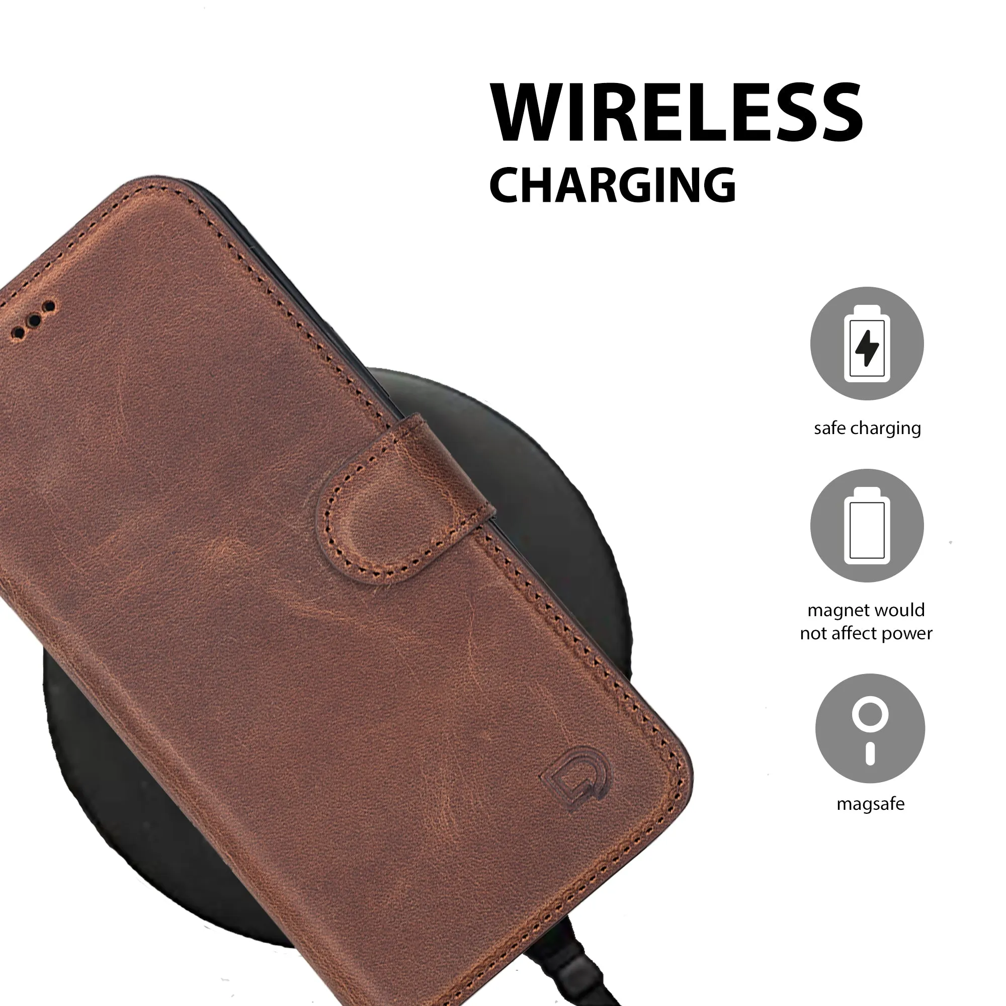 Leather Wallet Case for iPhone 13 Pro Max