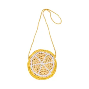 Lemon Straw Bag