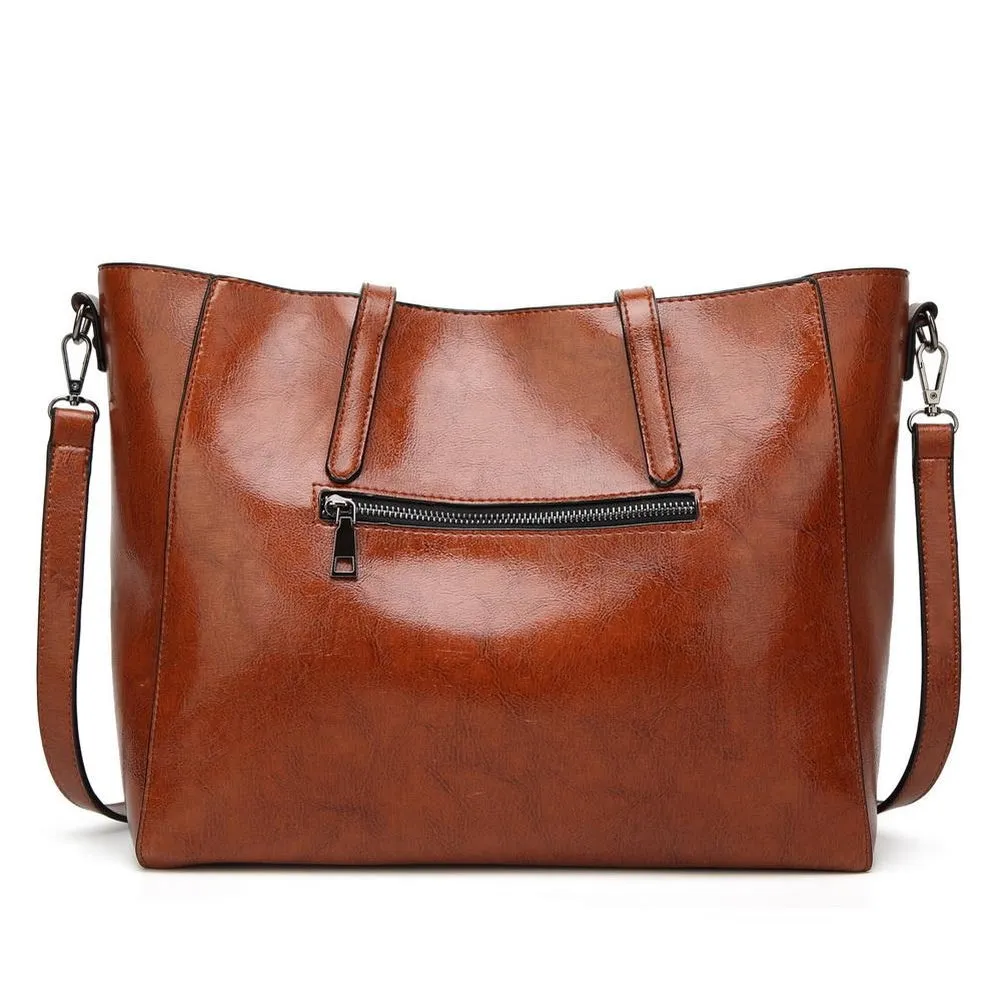 <bold>Tote  / Shoulder Bag  <br>Vegan-Leather