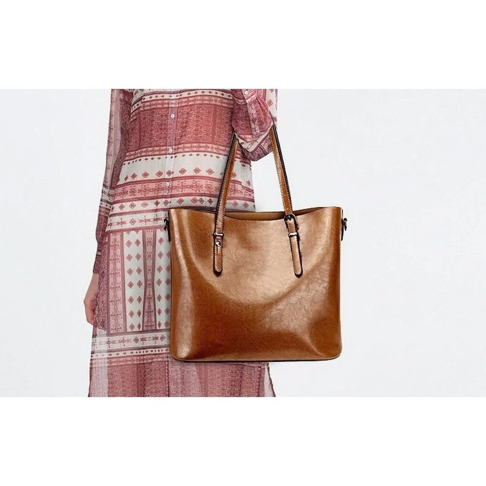 <bold>Tote  / Shoulder Bag  <br>Vegan-Leather