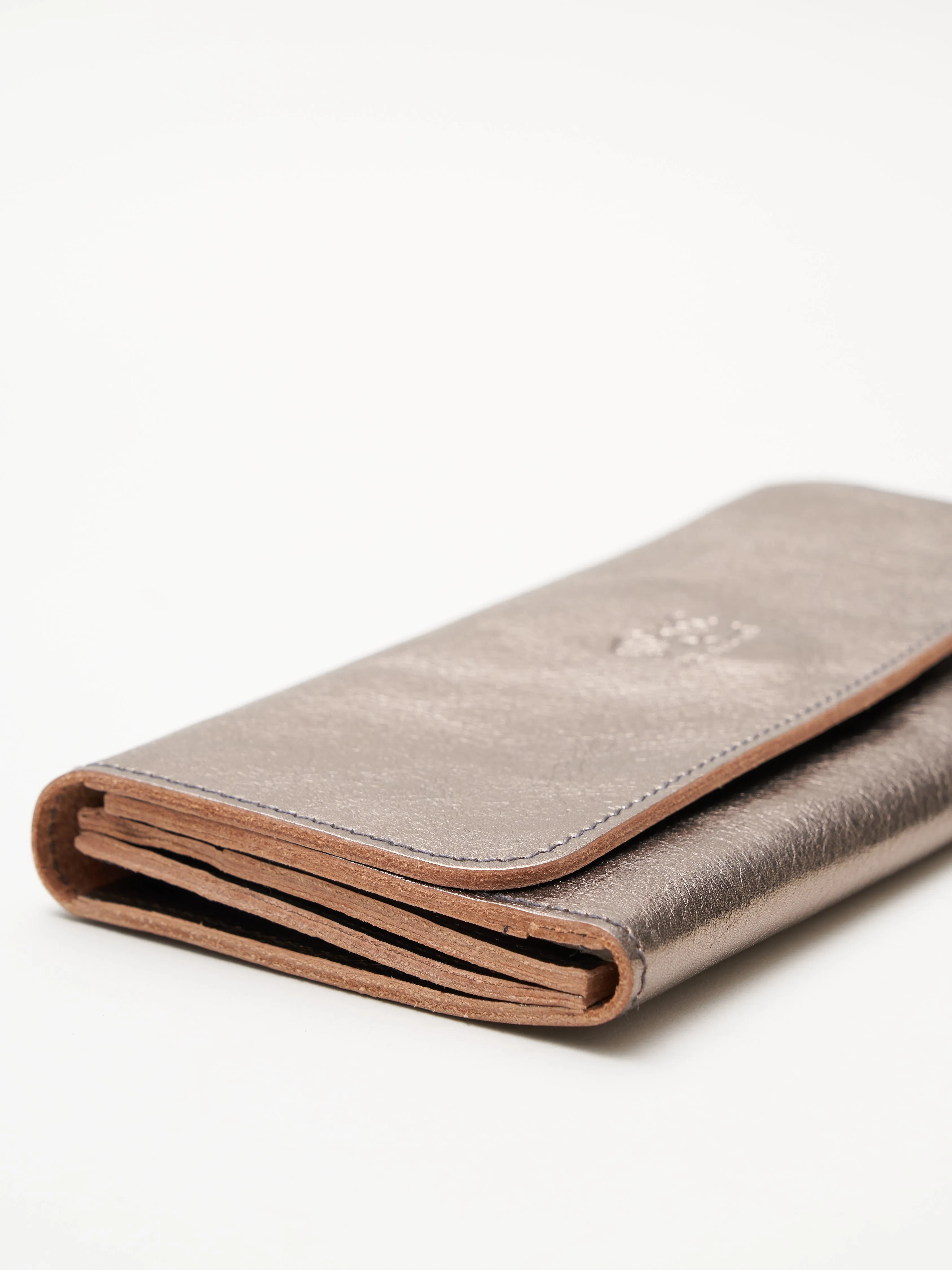 metallic wallet - bronze