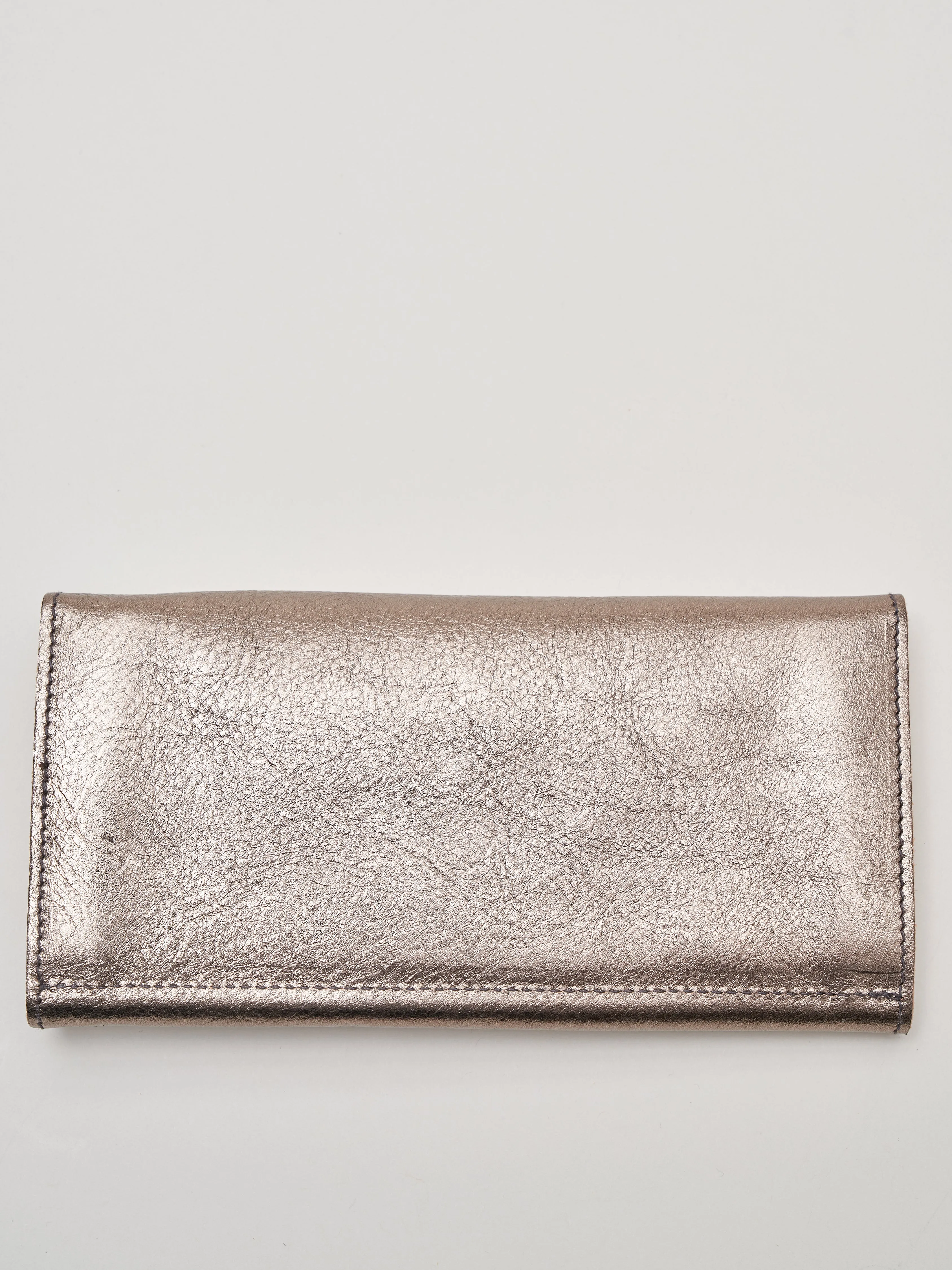 metallic wallet - bronze