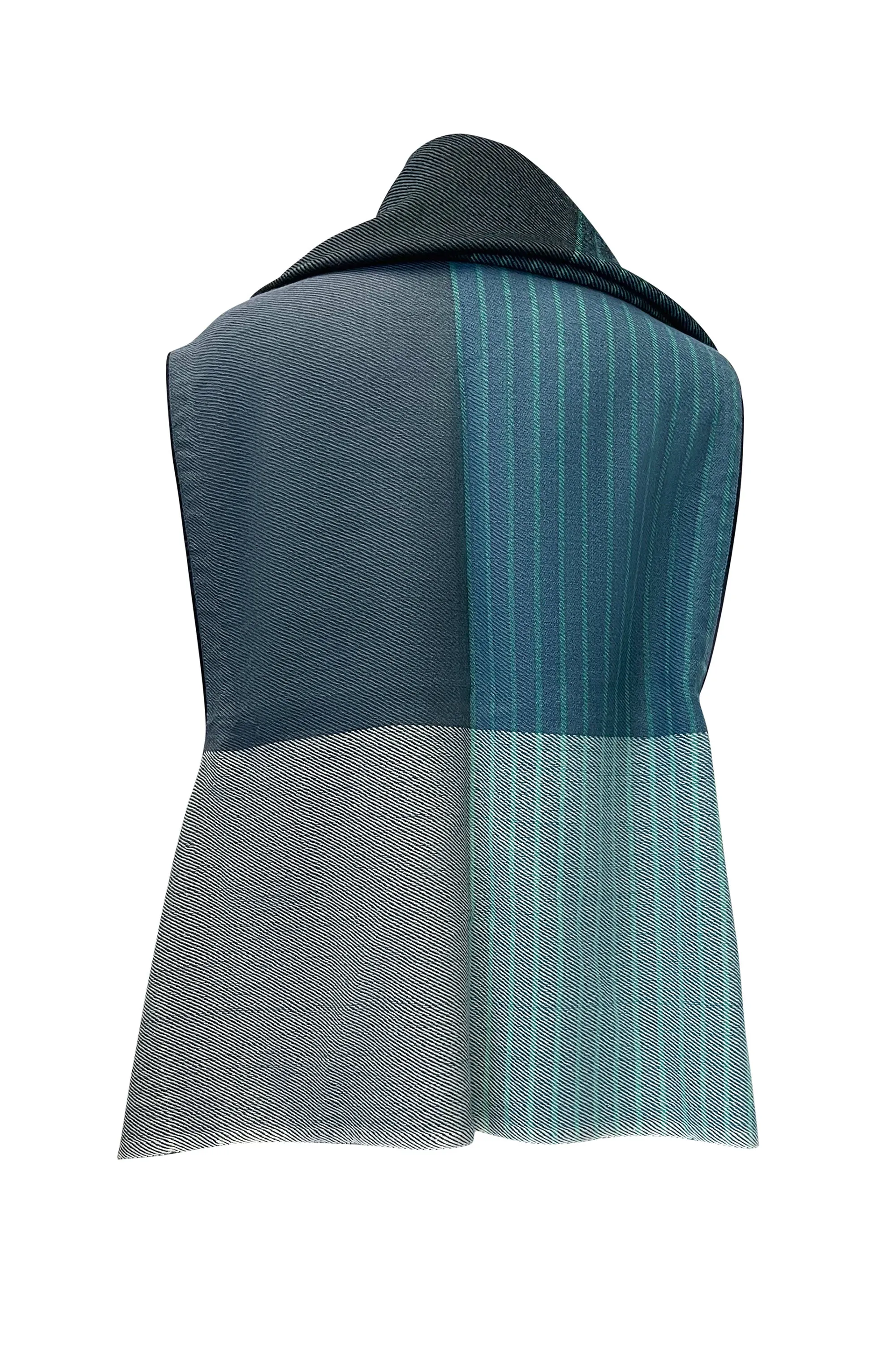 NEW! PETITE Light Wool Cape Fusion Teal