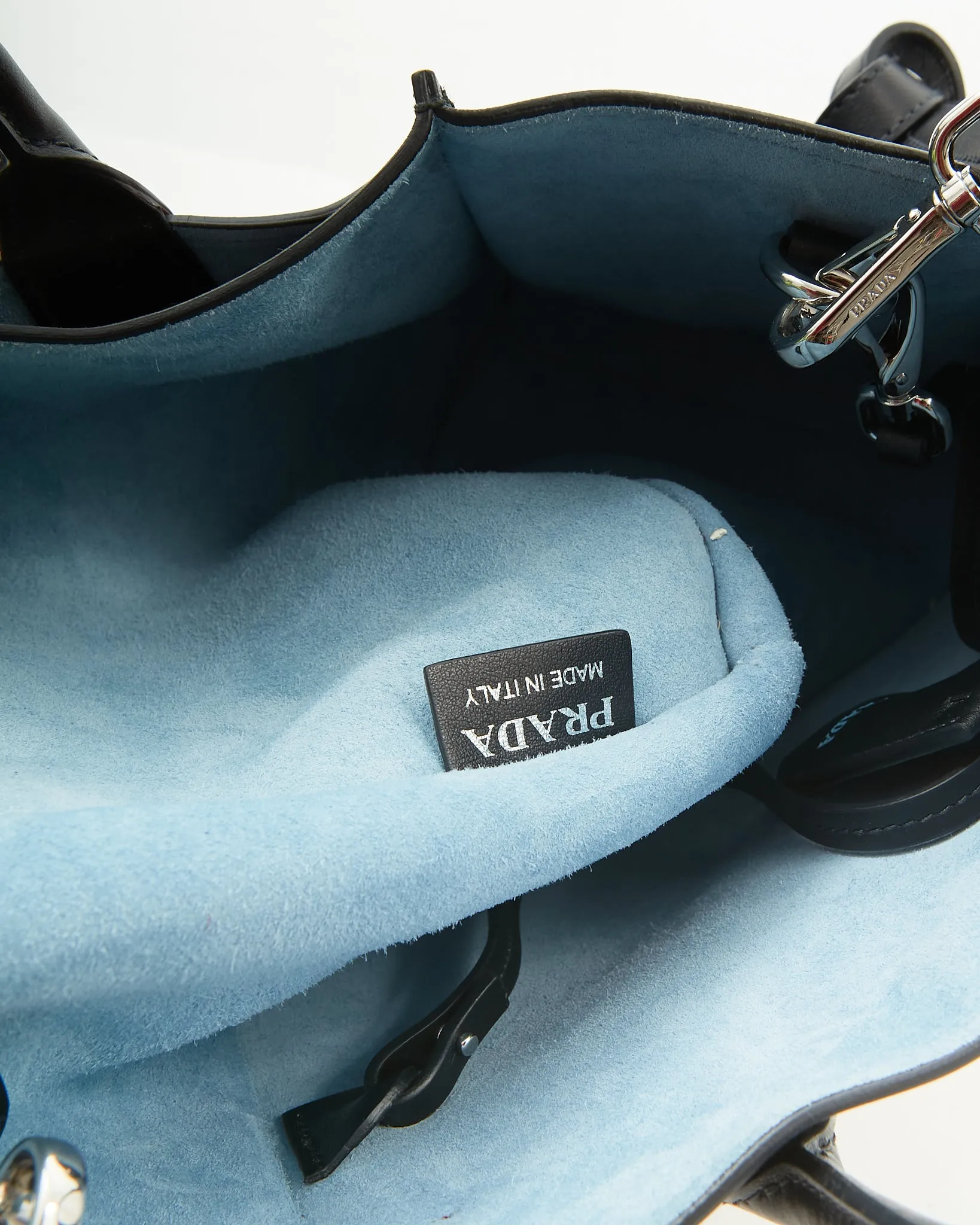 Prada Red/Black Leather Comic Patch Tote Bag