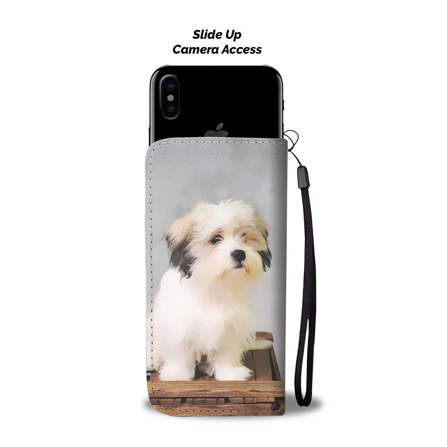 SHIH TZU Puppy Phone Wallet Case