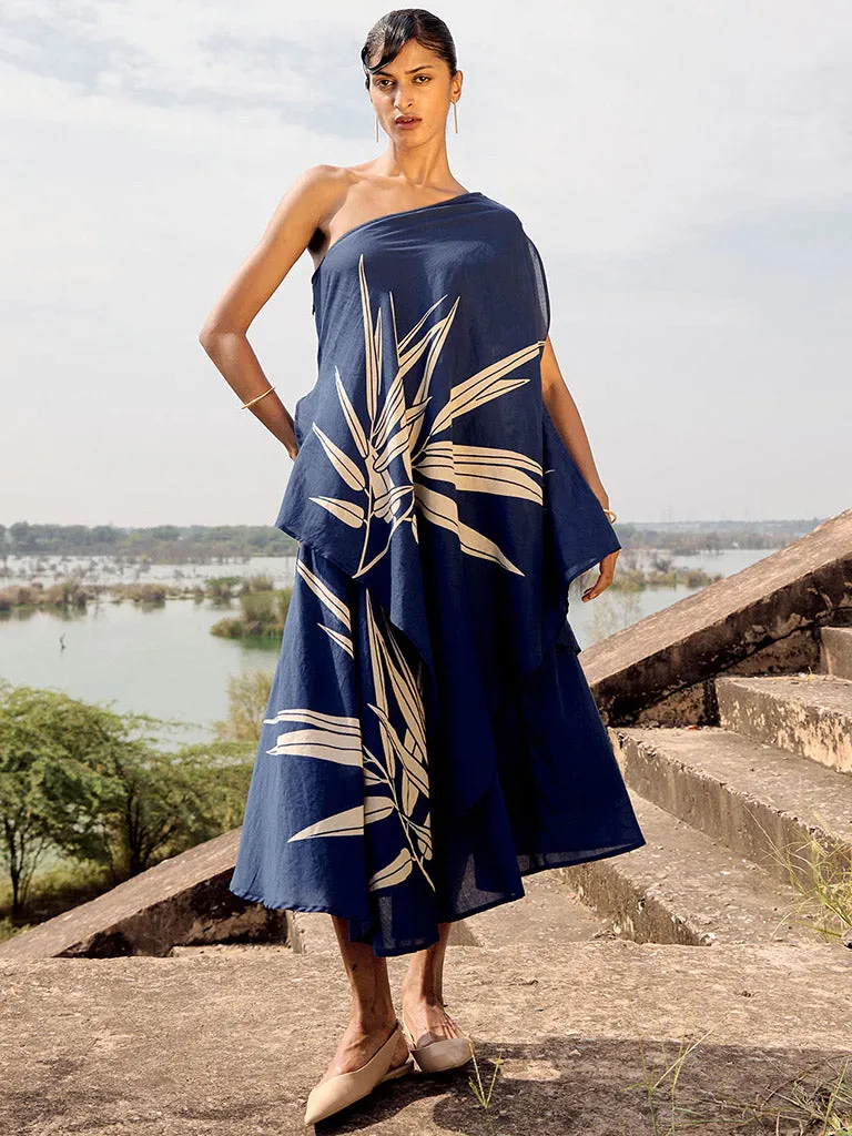 Spinetail One Shoulder Dress