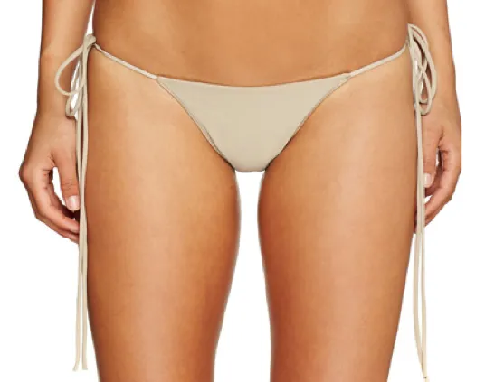 String Along - CAMEL - Tie Side Bikini Bottom