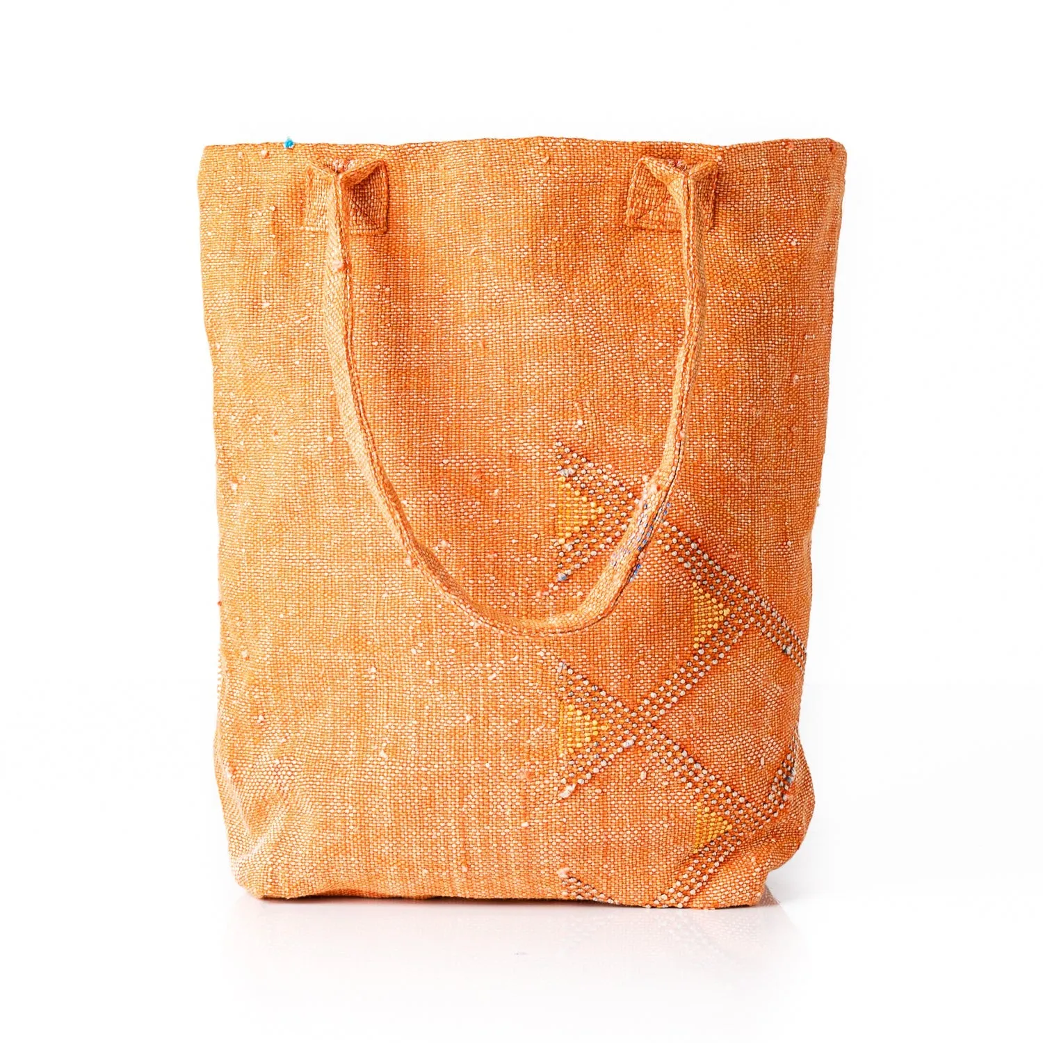 Sunset Orange - Tote Cactus Silk bag