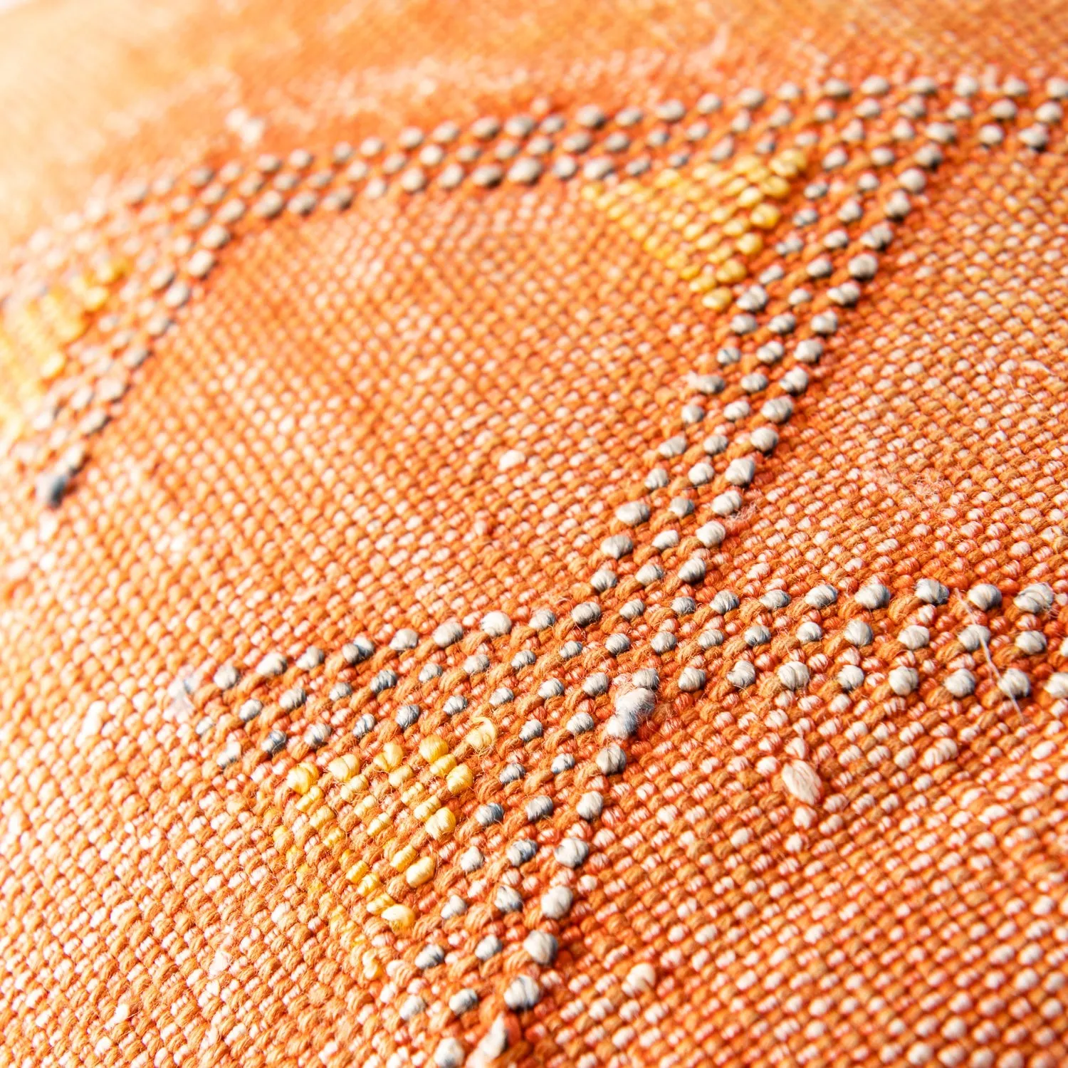 Sunset Orange - Tote Cactus Silk bag