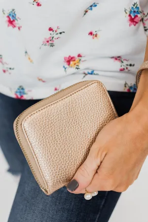 Wristlet Wallet- Gold